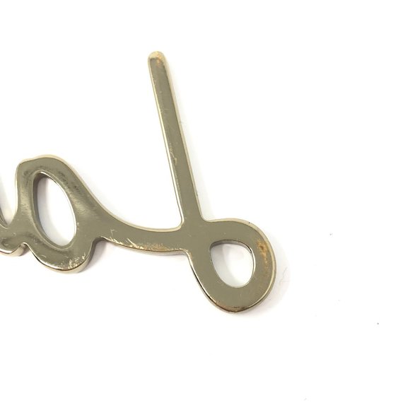 LANVIN Paris logo writing keychain / keyring - Picture 6 of 6